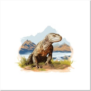 Komodo Dragon Posters and Art